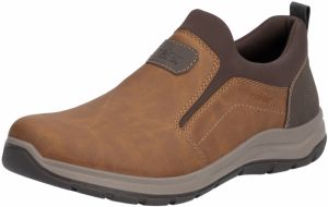 Rieker Slip-on obuv  koňaková / tmavohnedá