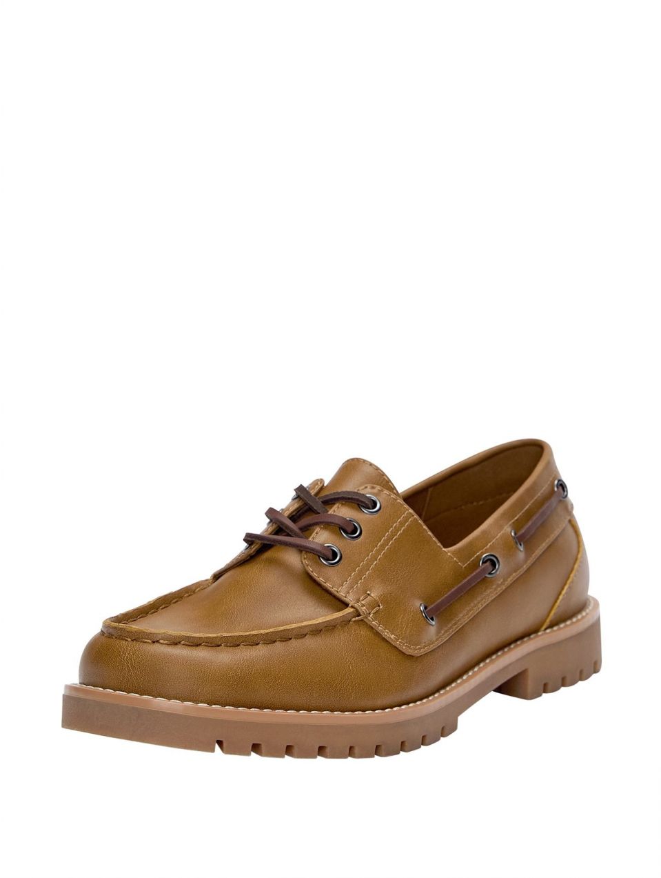 Pull&Bear Slip-on obuv  hnedá