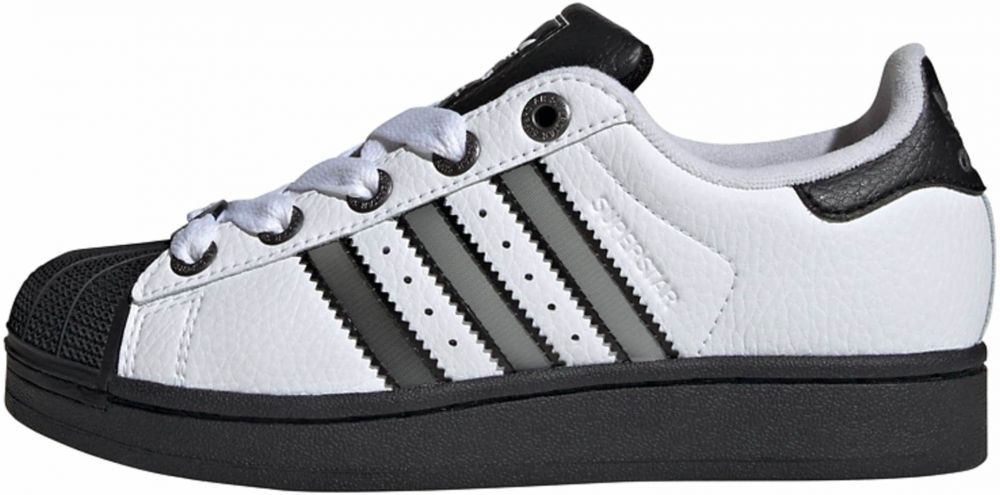 ADIDAS ORIGINALS Tenisky 'Superstar II'  sivá / čierna / biela