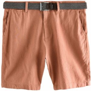Next Chino nohavice  sivá / koralová