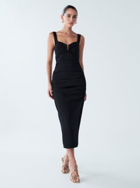 BWLDR Večerné šaty 'Brookes' 'BROOKES MIDI DRESS'  čierna