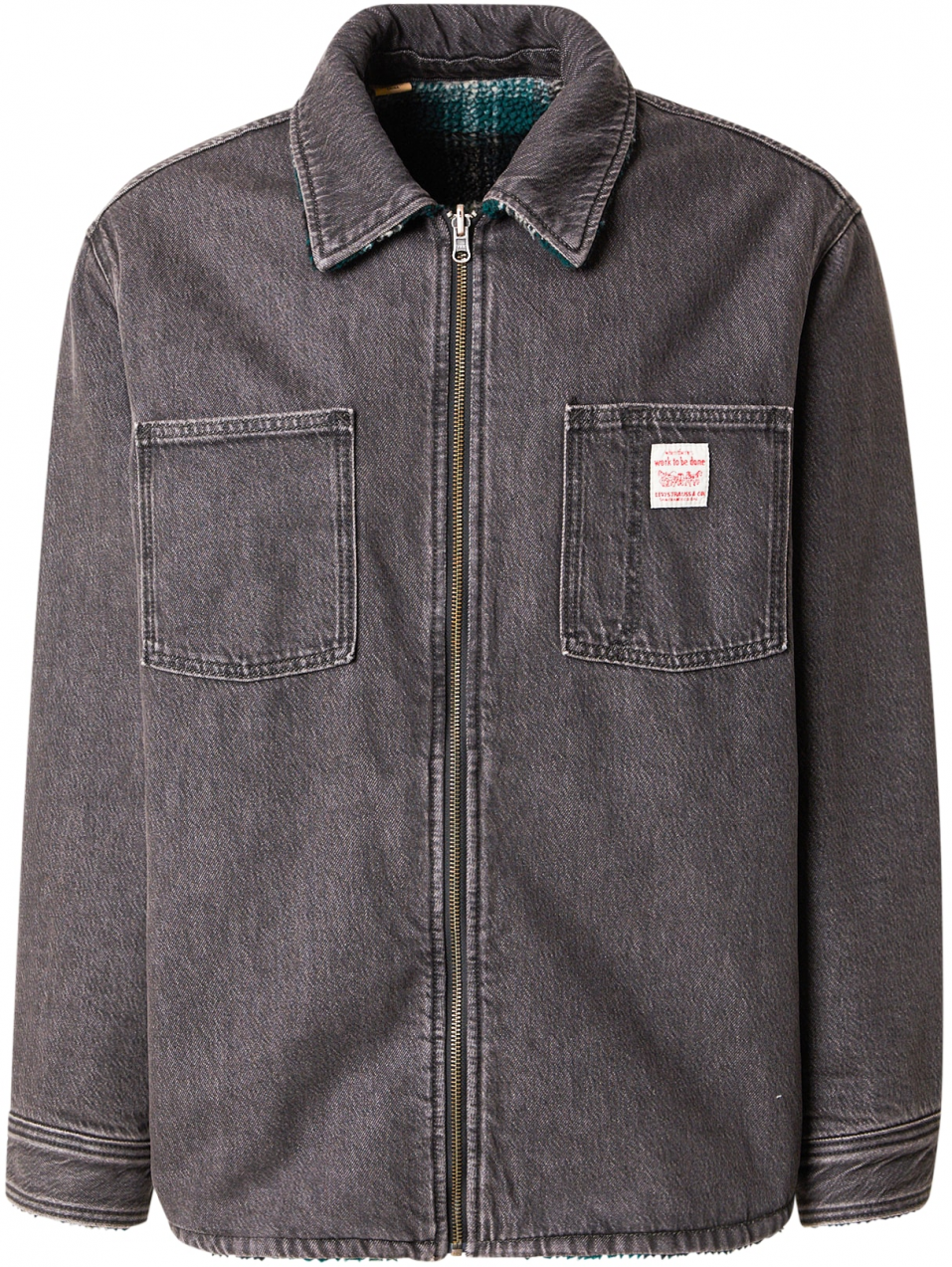LEVI'S ® Prechodná bunda 'Reversible Shacket'  čierna