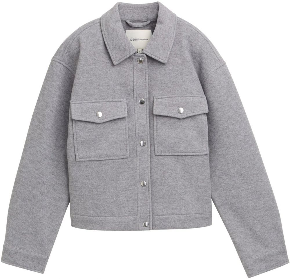 TOM TAILOR DENIM Prechodná bunda  sivá