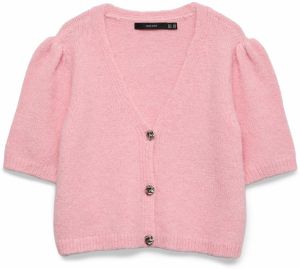 VERO MODA Kardigán 'VMKAYSA'  ružová