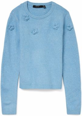 VERO MODA Sveter 'VMROSE'  modrá denim