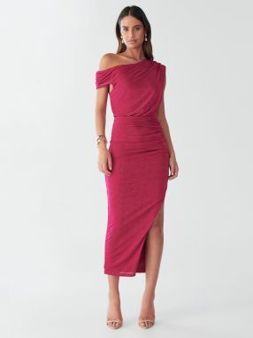 BWLDR Šaty 'VELEDA MIDI DRESS'  ružová