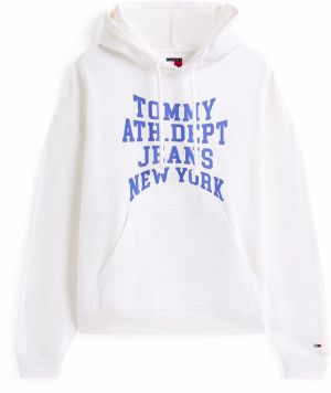 Tommy Jeans Mikina '90S VARSITY'  nebielená / námornícka modrá / kráľovská modrá / červená