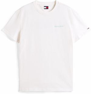 Tommy Jeans Tričko  svetlomodrá / levanduľová / čierna / biela