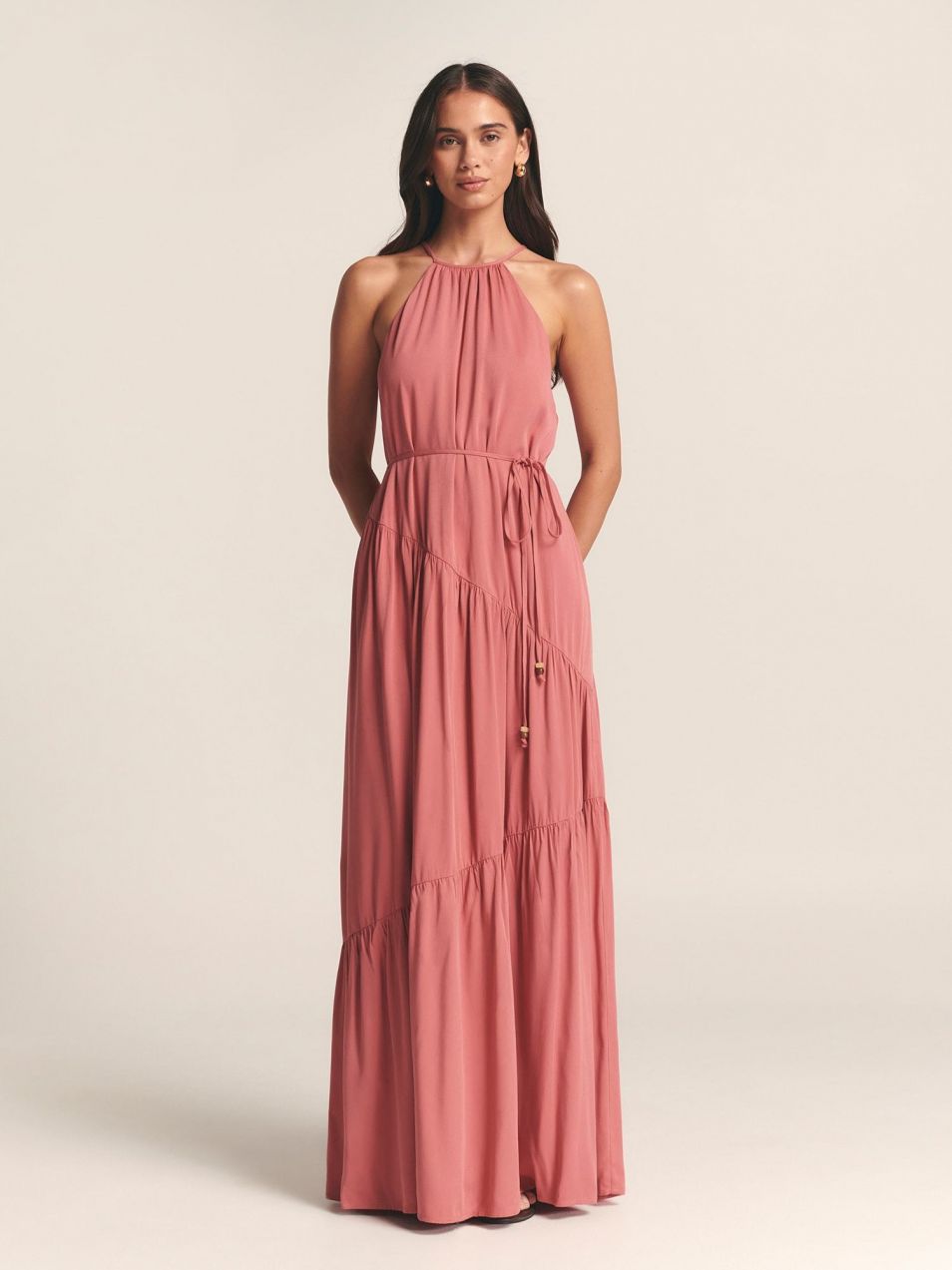 St MRLO Večerné šaty 'ELIZA MAXI DRESS'  ružová
