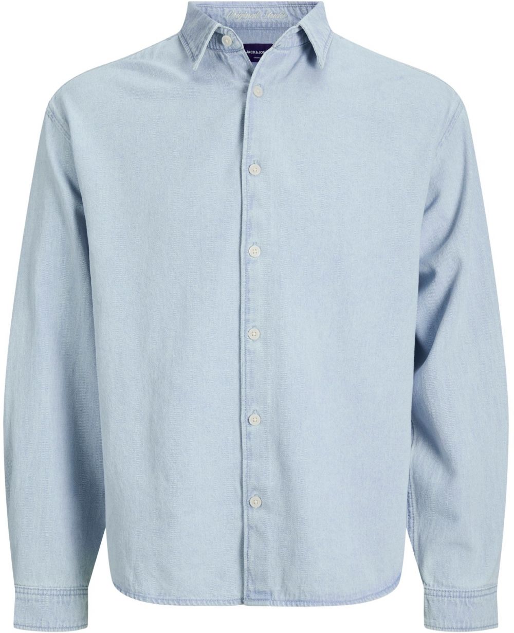 JACK & JONES Košeľa 'JORNORREBRO'  modrá denim