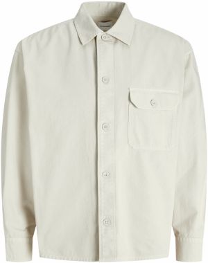 JACK & JONES Košeľa 'JJEDOVER'  slonová kosť