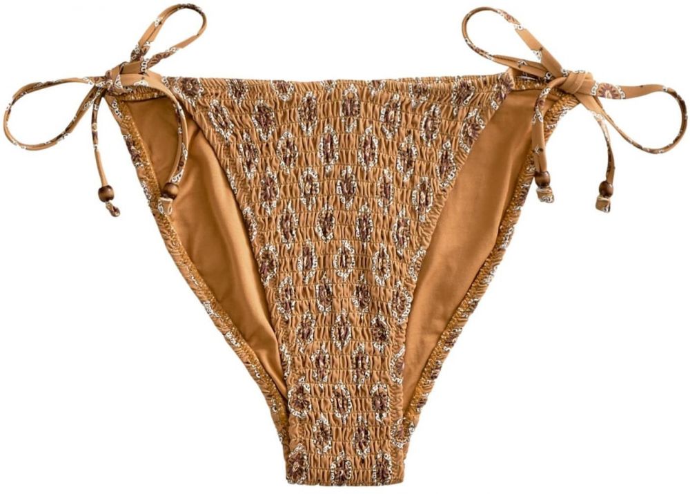 Next Bikinové nohavičky  svetlobéžová / hnedá / horčicová