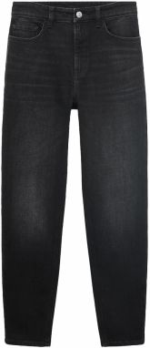 MANGO Džínsy  čierny denim