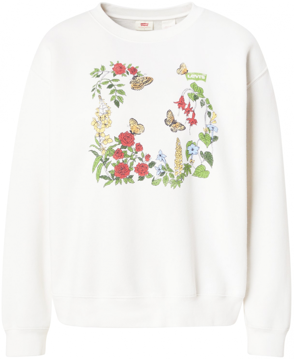 LEVI'S ® Mikina 'Graphic Everyday'  žltá / zelená / červená / biela