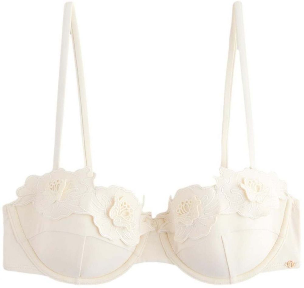 Next Bikinový top  krémová