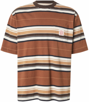 LEVI'S ® Tričko  gaštanová / tmavohnedá / čierna / biela