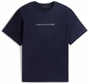 Tommy Hilfiger Underwear Plus Tričko  námornícka modrá / biela