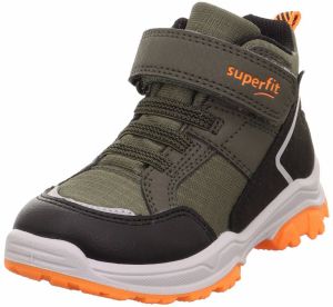 SUPERFIT Čižmy 'JUPITER'  olivová / tmavooranžová / čierna / biela