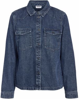 Noisy may Prechodná bunda 'NMNEW SIGNE'  modrá denim
