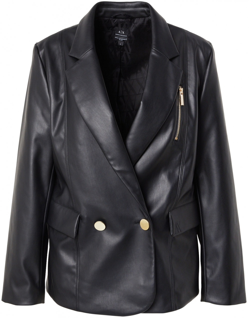 ARMANI EXCHANGE Blejzer  čierna
