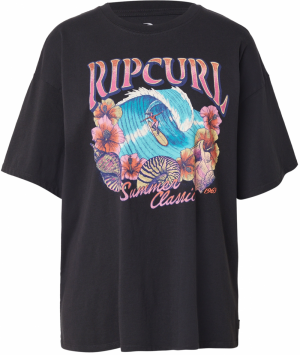 RIP CURL Funkčné tričko 'SUMMER CLASSIC HERITAGE'  azúrová / homárová / svetloružová / čierna