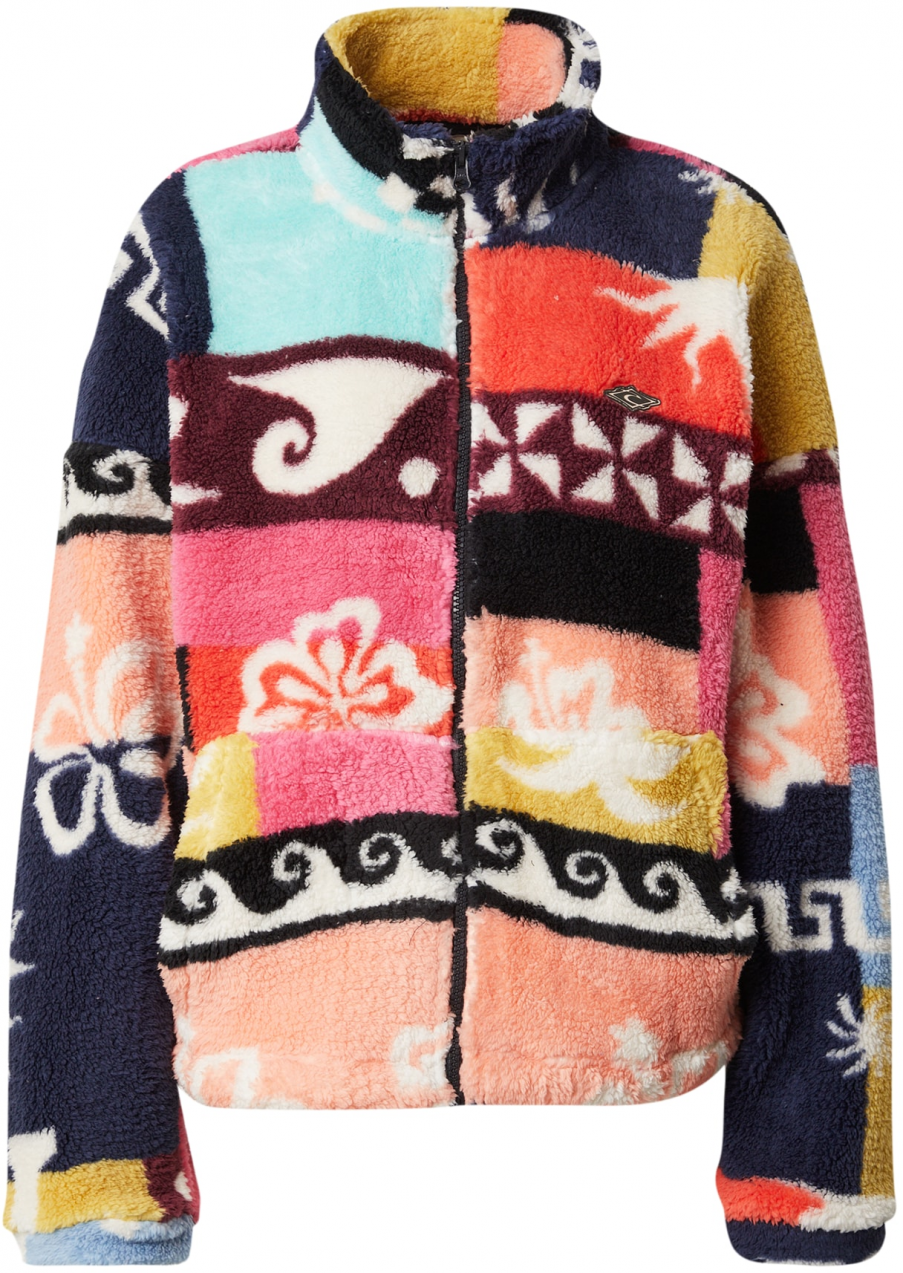 RIP CURL Funkčná flisová bunda 'KEEPSAKES'  námornícka modrá / oranžová / ružová / bordová