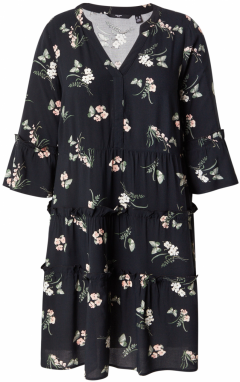Vero Moda Curve Šaty 'VMCEASY JOY'  svetlozelená / staroružová / čierna / biela