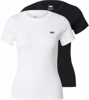 LEVI'S ® Tričko 'Essential'  čierna / biela