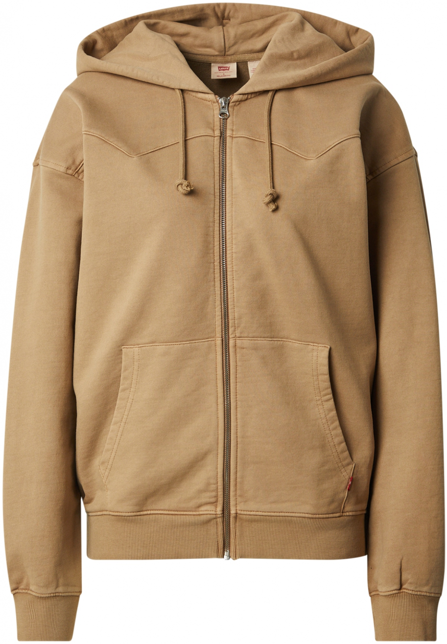 LEVI'S ® Tepláková bunda 'LOWELL'  svetlohnedá