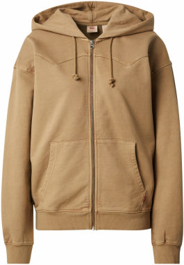 LEVI'S ® Tepláková bunda 'LOWELL'  svetlohnedá