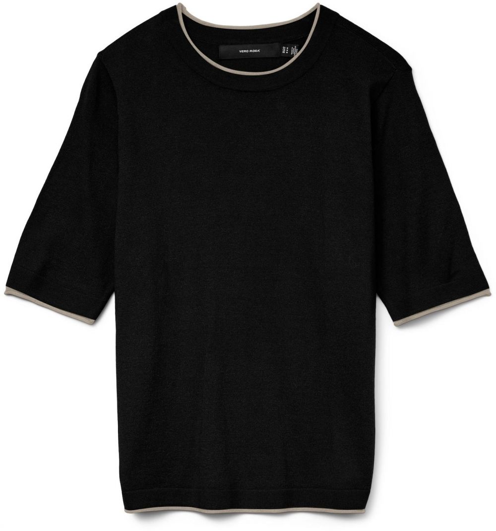 VERO MODA Sveter 'VMBreeze'  nebielená / čierna