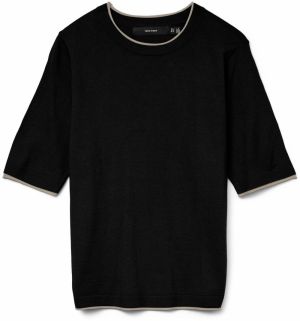 VERO MODA Sveter 'VMBreeze'  nebielená / čierna