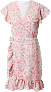 Freebird Icons Letné šaty  pastelovo modrá / koralová / svetloružová / biela