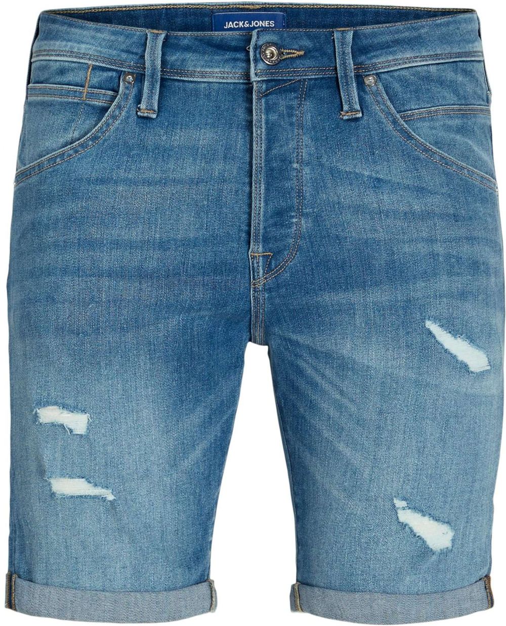 JACK & JONES Džínsy 'JJRick JJFox'  modrá denim