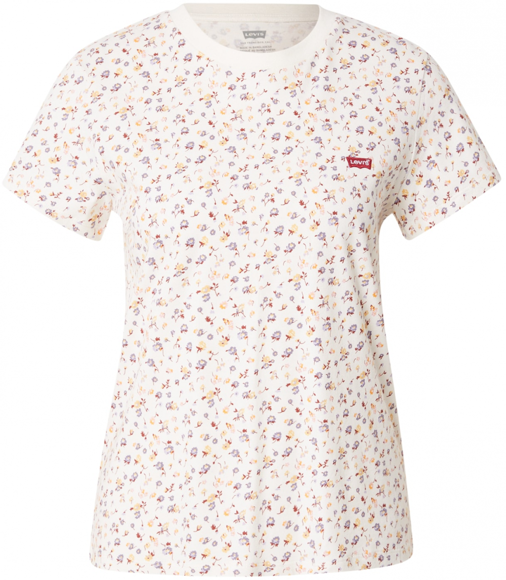 LEVI'S ® Tričko 'The Perfect'  žltá / svetlofialová / bordová / biela ako vlna