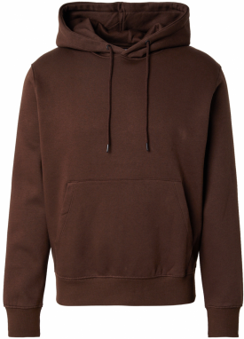 JACK & JONES Mikina 'JJStar'  tmavohnedá