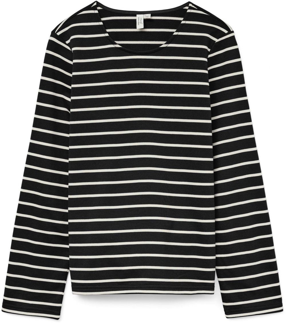 VERO MODA Tričko 'VMFILUKKA'  čierna / biela