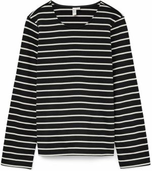 VERO MODA Tričko 'VMFILUKKA'  čierna / biela