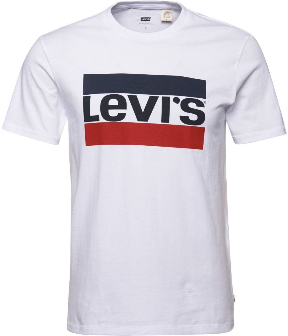 LEVI'S ® Tričko 'Sportswear Graphic Tee'  námornícka modrá / karmínovo červená / čierna / biela