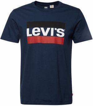 LEVI'S ® Tričko 'Sportswear Graphic Tee'  námornícka modrá / červená / čierna / biela
