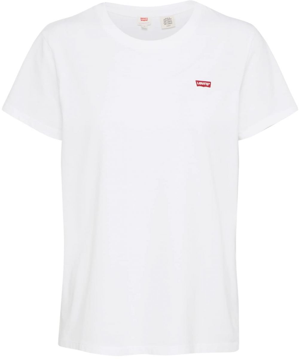 LEVI'S ® Tričko 'The Perfect Tee'  červená / biela
