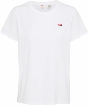 LEVI'S ® Tričko 'The Perfect Tee'  červená / biela
