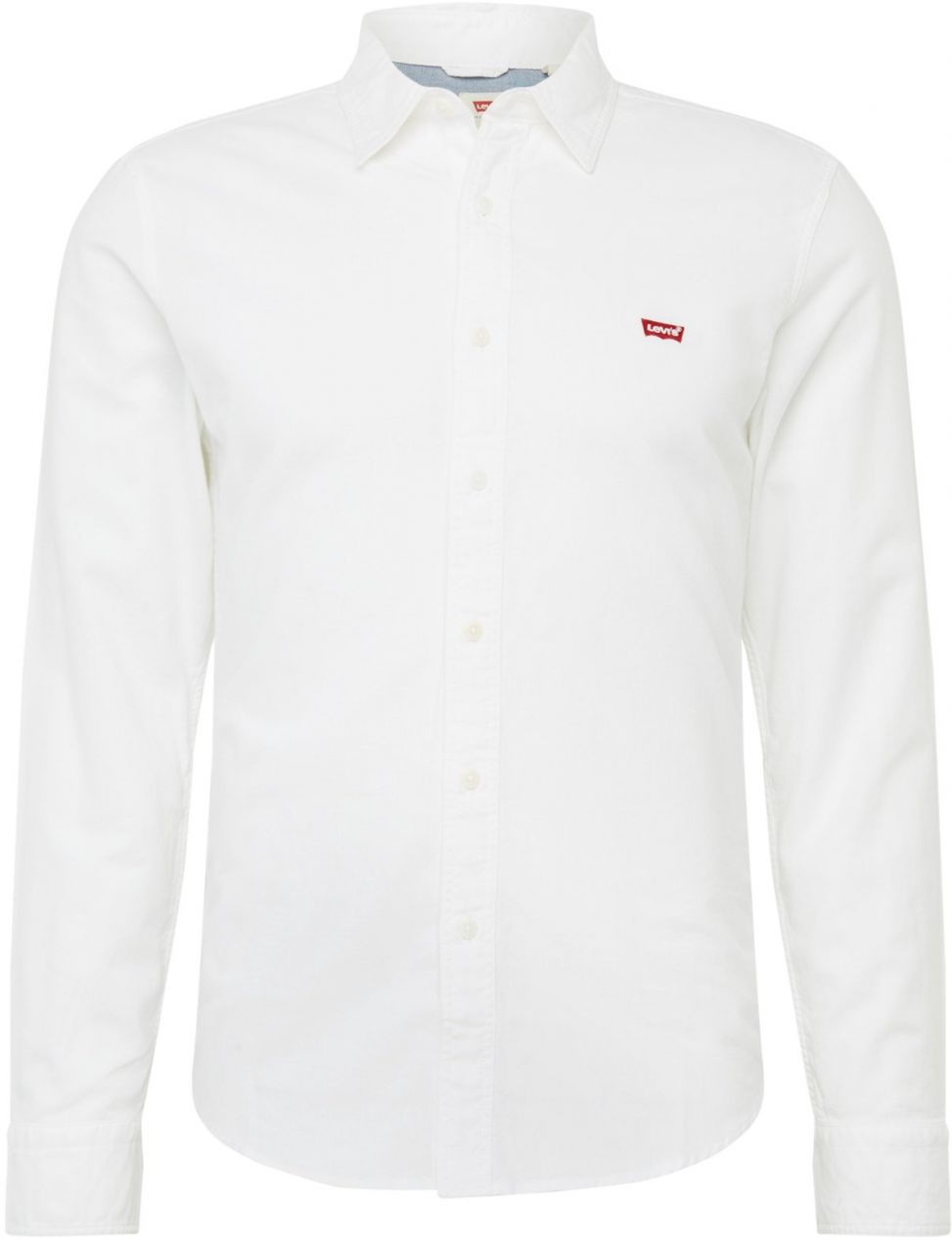 LEVI'S ® Košeľa 'Battery Housemark Slim Fit Shirt'  červená / biela