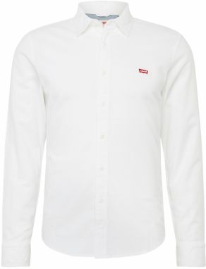 LEVI'S ® Košeľa 'Battery Housemark Slim Fit Shirt'  červená / biela