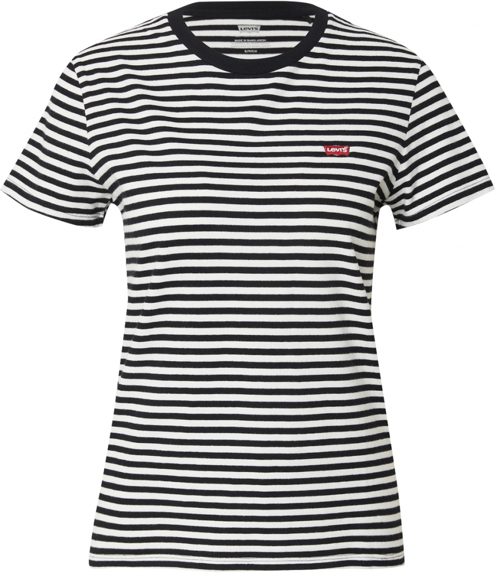 LEVI'S ® Tričko 'The Perfect Tee'  červená / čierna / biela