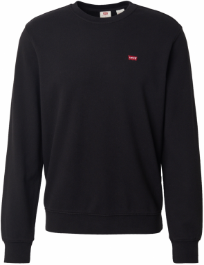 LEVI'S ® Mikina 'Housemark Crewneck Sweatshirt'  červená / čierna / biela