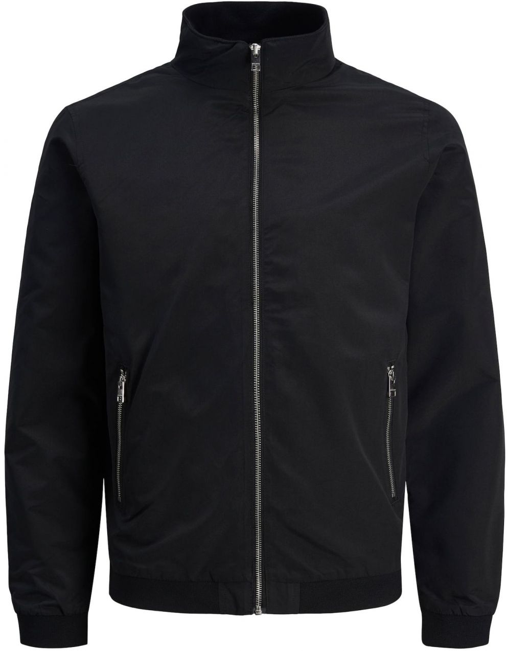 JACK & JONES Prechodná bunda 'JJERush Harrington'  čierna