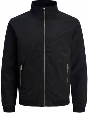 JACK & JONES Prechodná bunda 'JJERush Harrington'  čierna