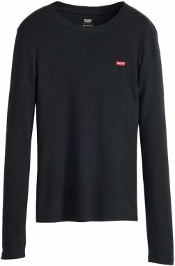 LEVI'S ® Tričko 'Essential Housemark Long Sleeve Tee'  červená / čierna / biela