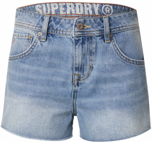 Superdry Nohavice  modrá denim